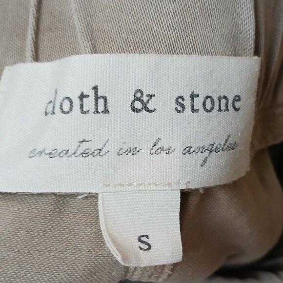 Anthropologie Cloth & Stone Jogger Pants Tencel-Blend Beige/Tan Size Small - Picture 5 of 6